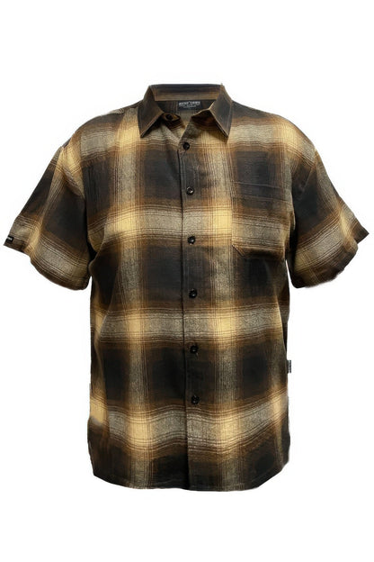 Mens Plaid Short Sleeve Flannel - ZumBuys