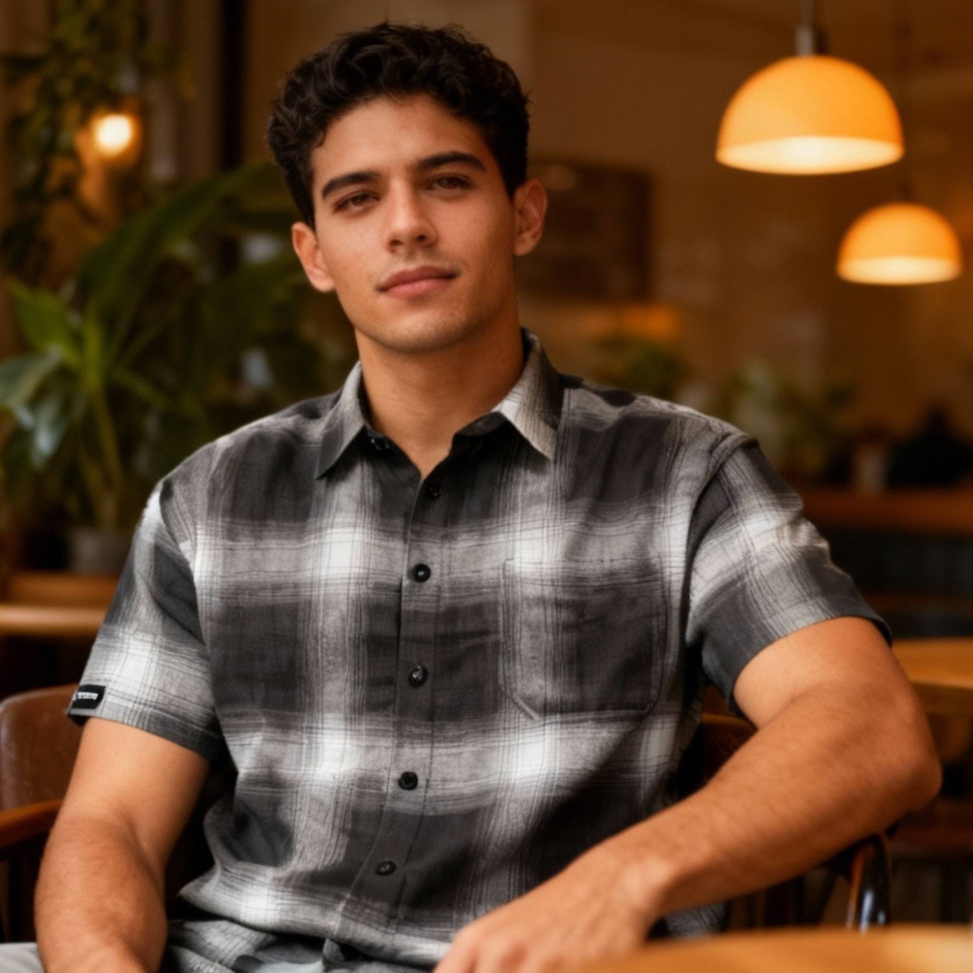 Mens Plaid Short Sleeve Flannel - ZumBuys