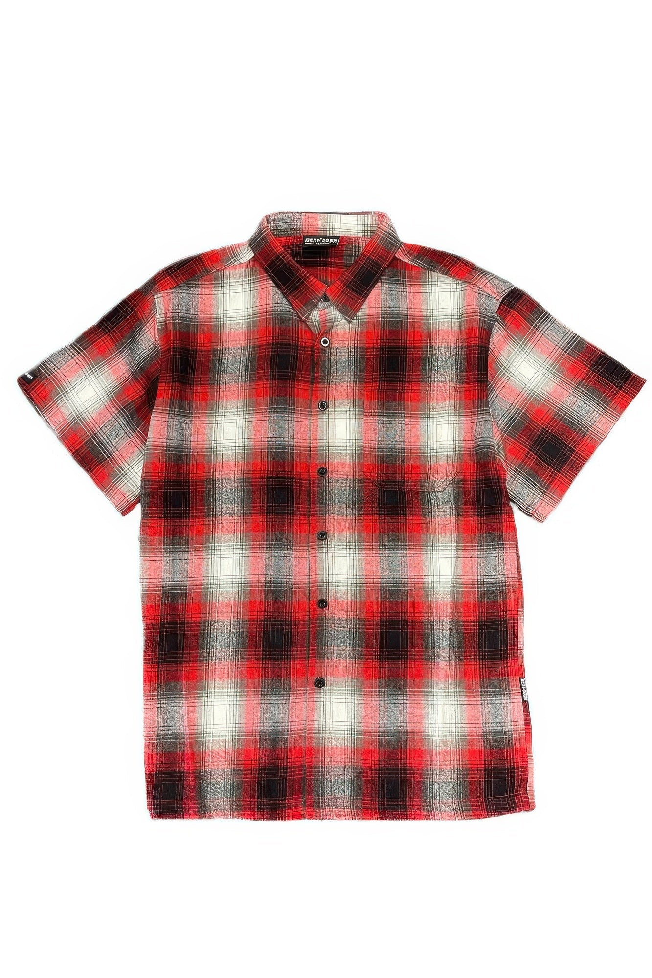Mens Plaid Short Sleeve Flannel - ZumBuys