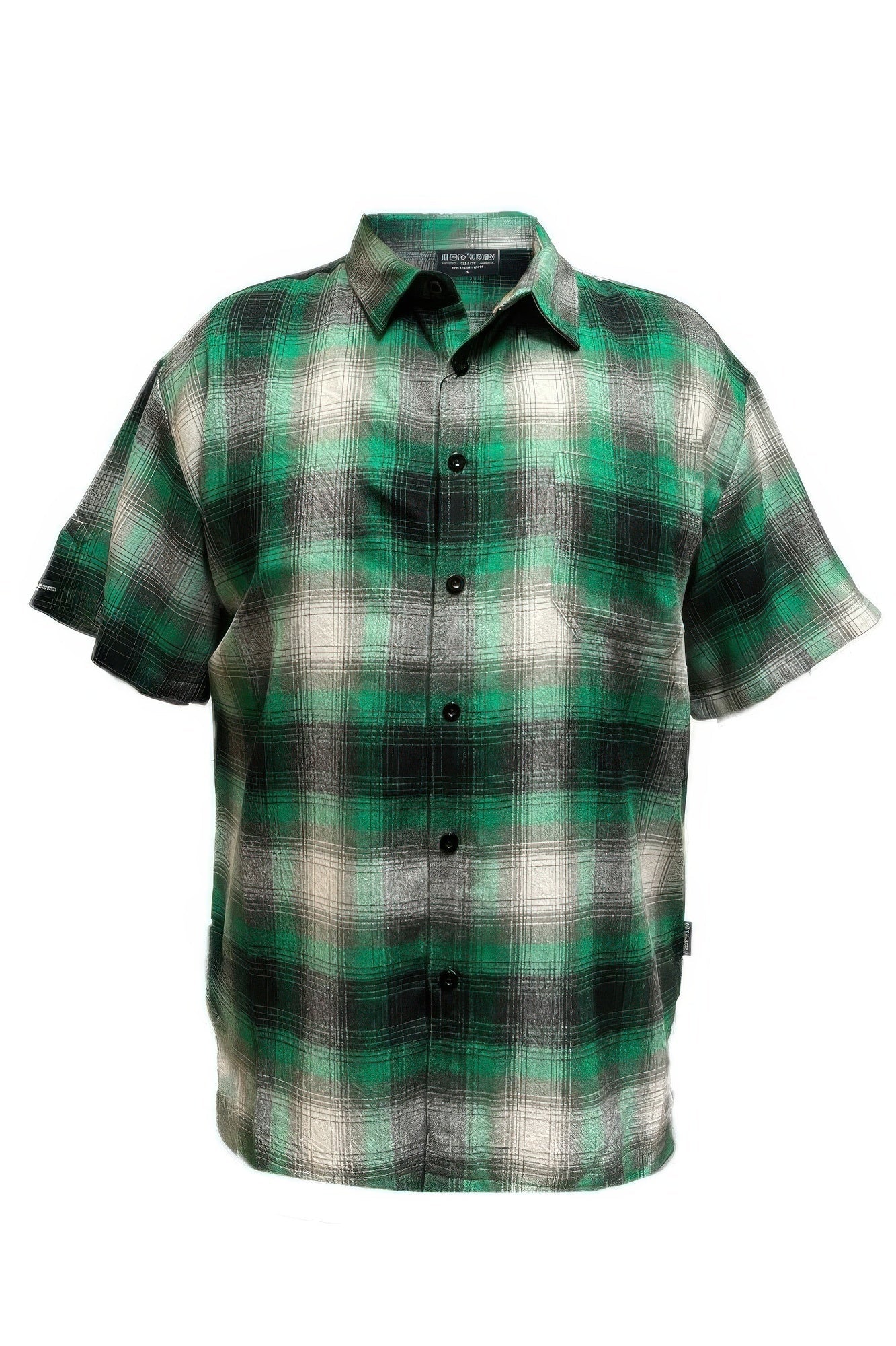 Mens Plaid Short Sleeve Flannel - ZumBuys