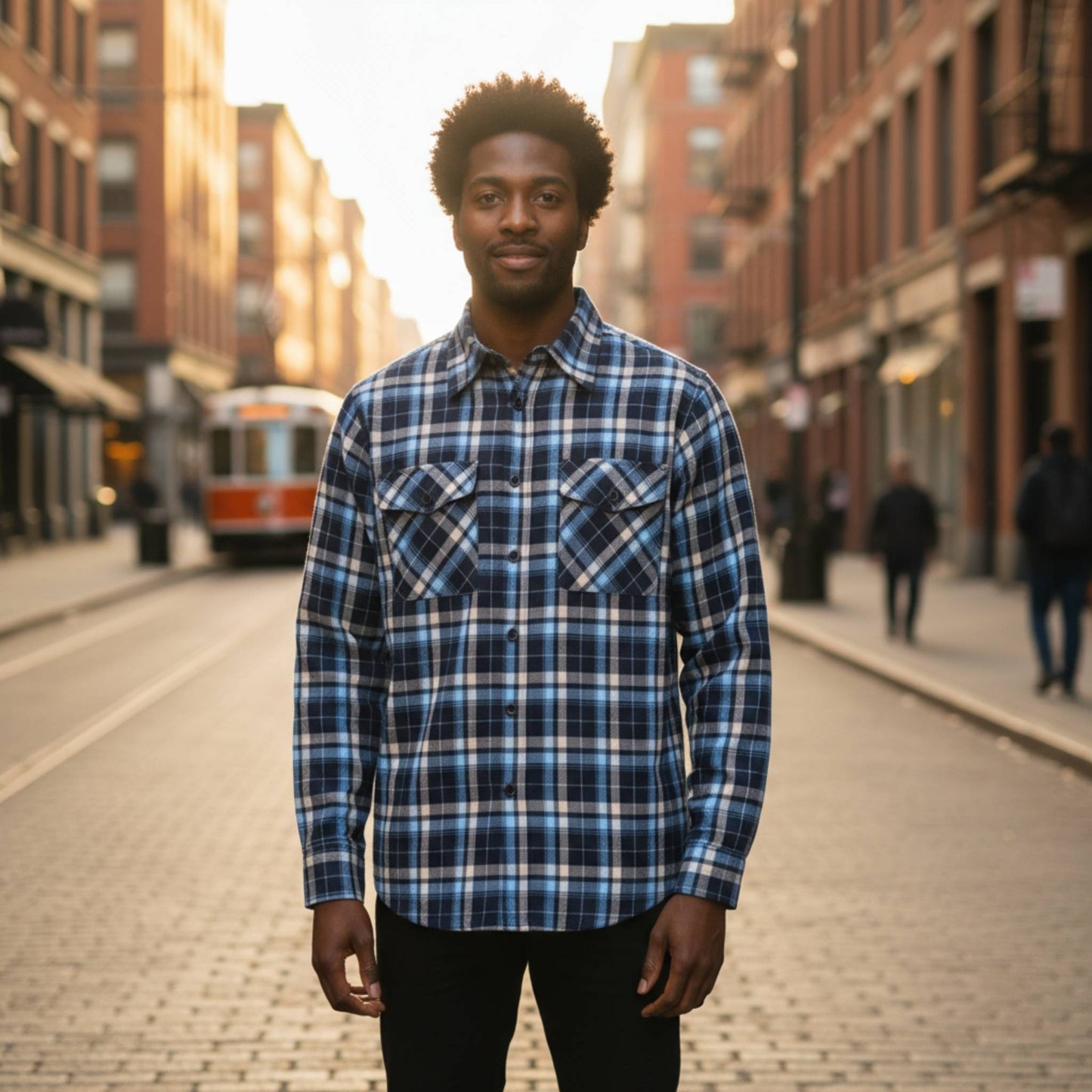 Mens Quilted Padded Flannel - ZumBuys