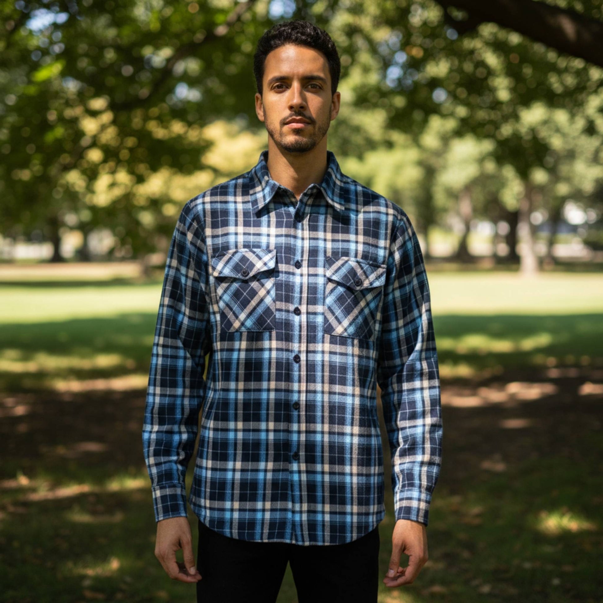 Mens Quilted Padded Flannel - ZumBuys