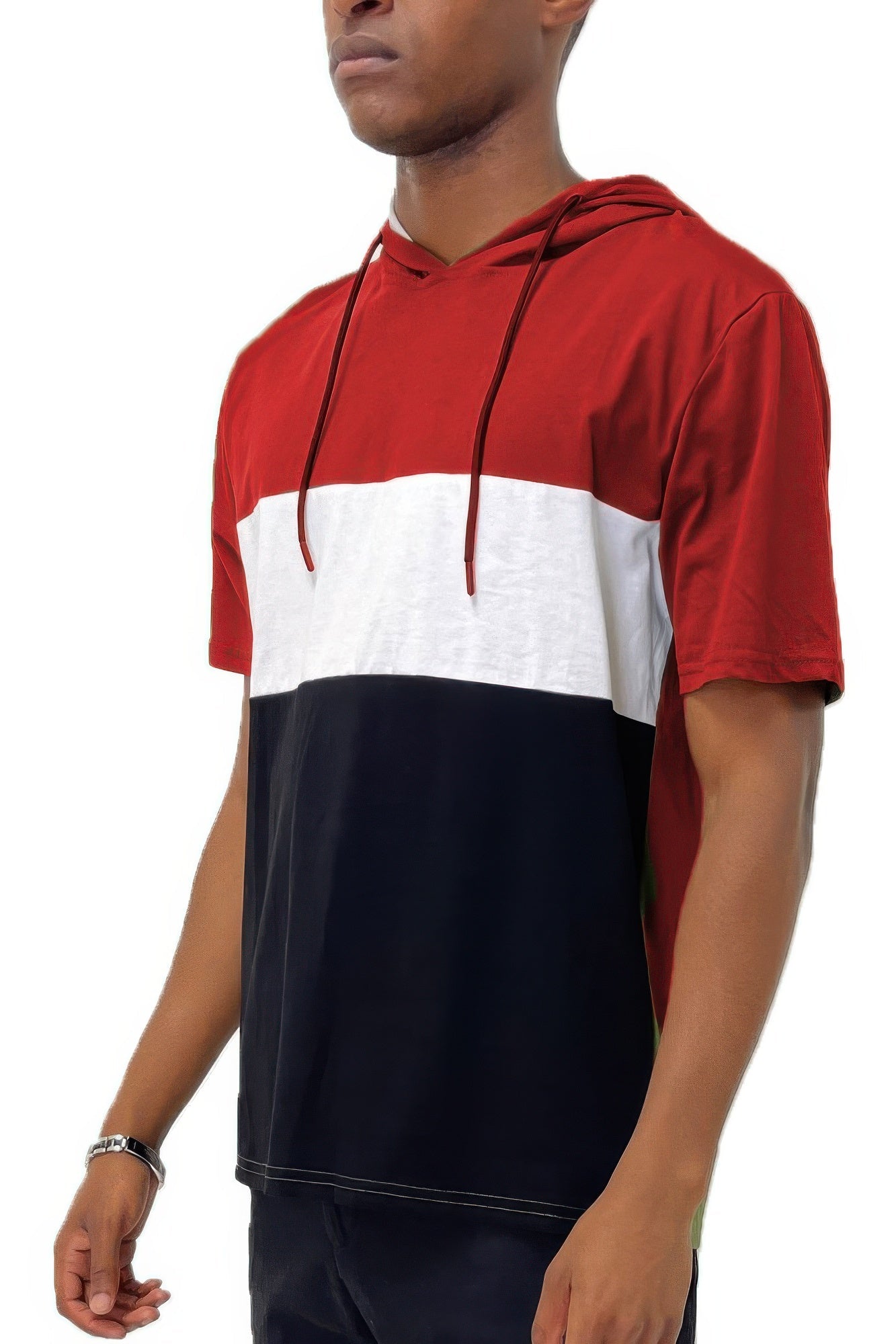 Mens Short Sleeve Hooded Tshirt - ZumBuys