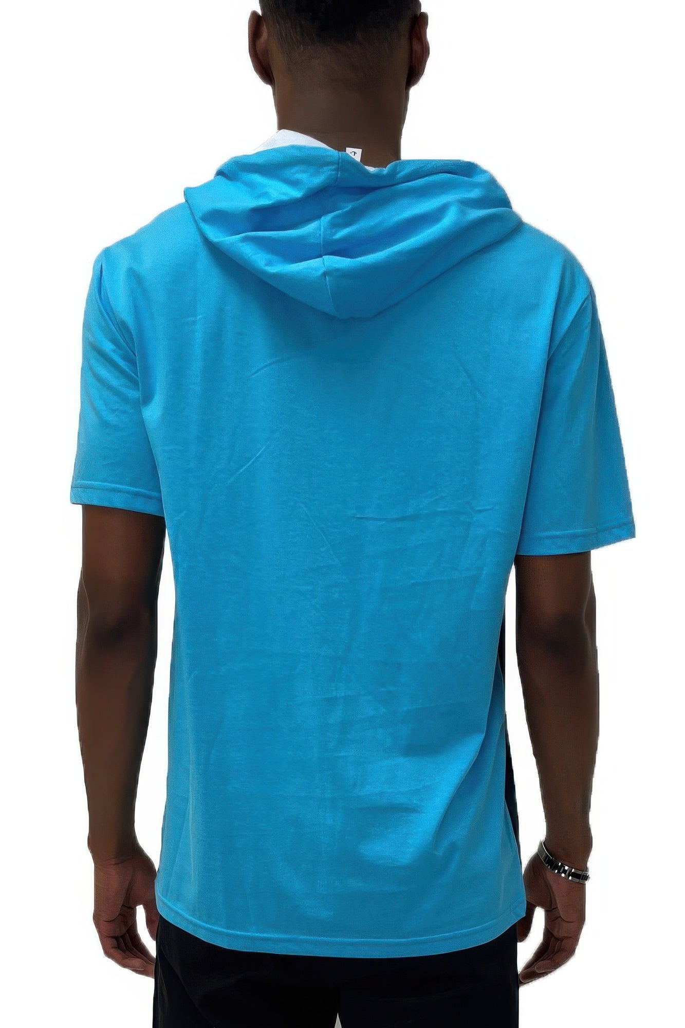 Mens Short Sleeve Hooded Tshirt - ZumBuys