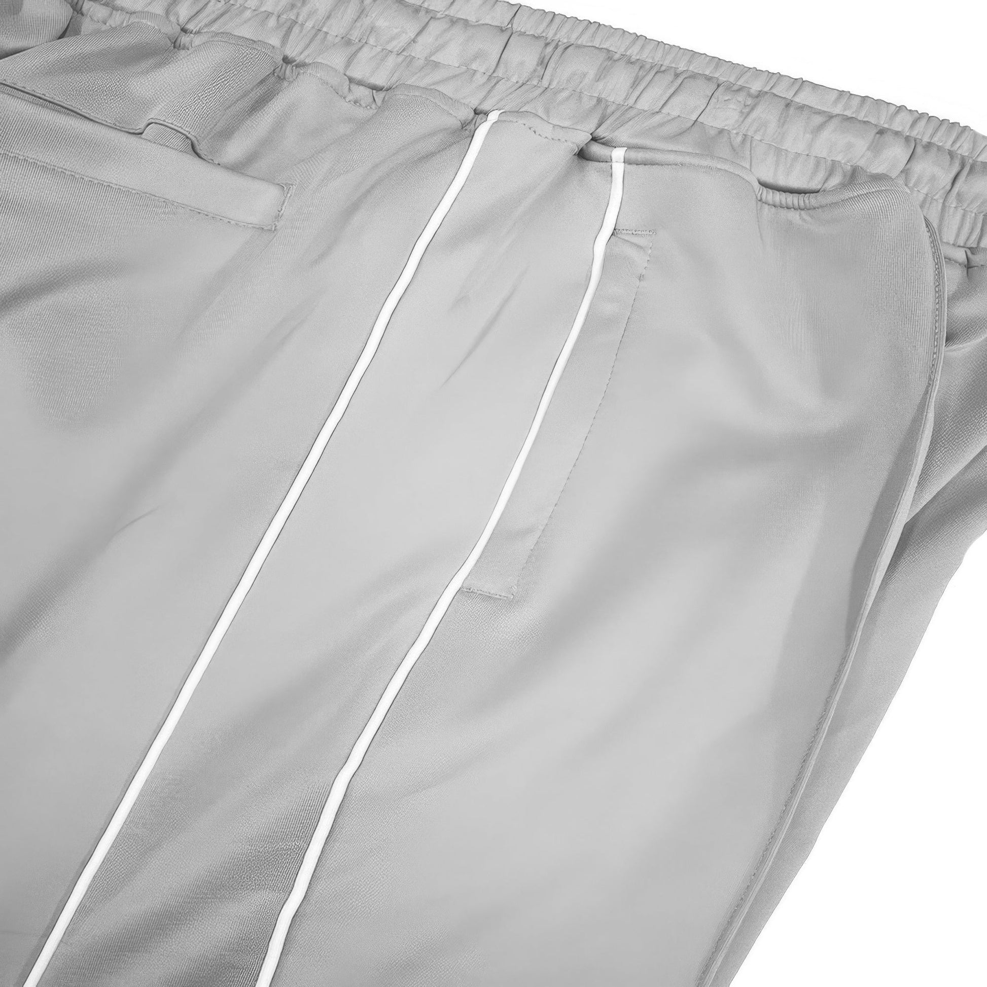 Mens Side Pipe Stacked Flare Pants - ZumBuys