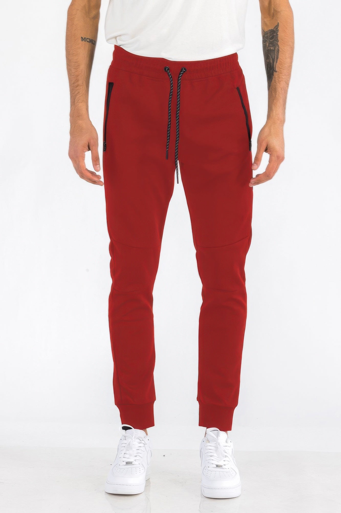 Mens Solid Heathered Jogger - ZumBuys