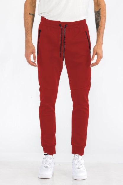 Mens Solid Heathered Jogger - ZumBuys