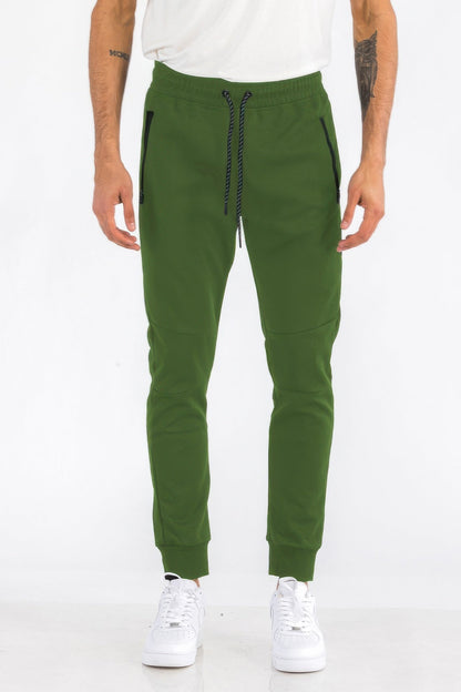Mens Solid Heathered Jogger - ZumBuys