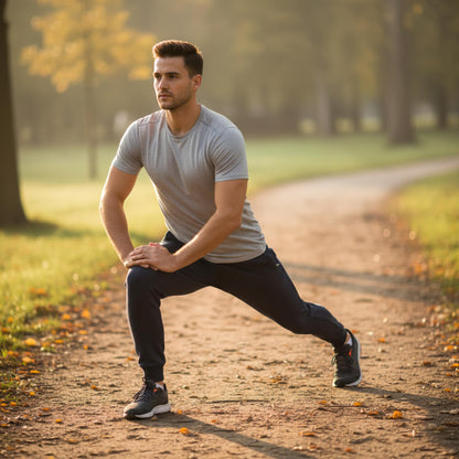 Mens Solid Heathered Jogger - ZumBuys