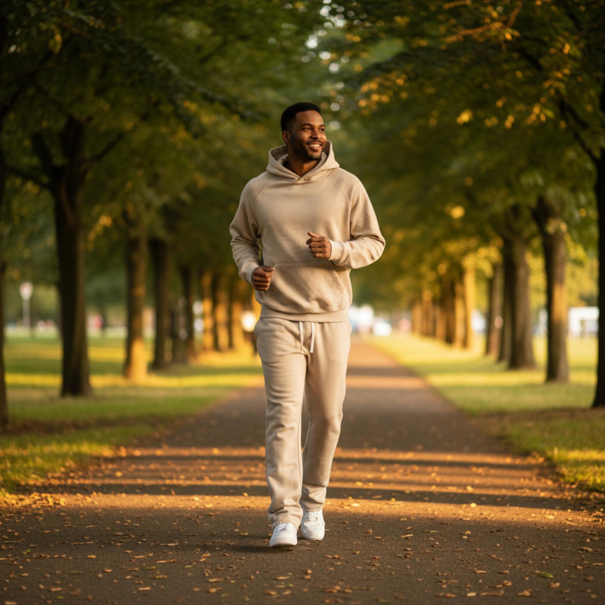 Men's Solid Stacked Flared Track Set - ZumBuys