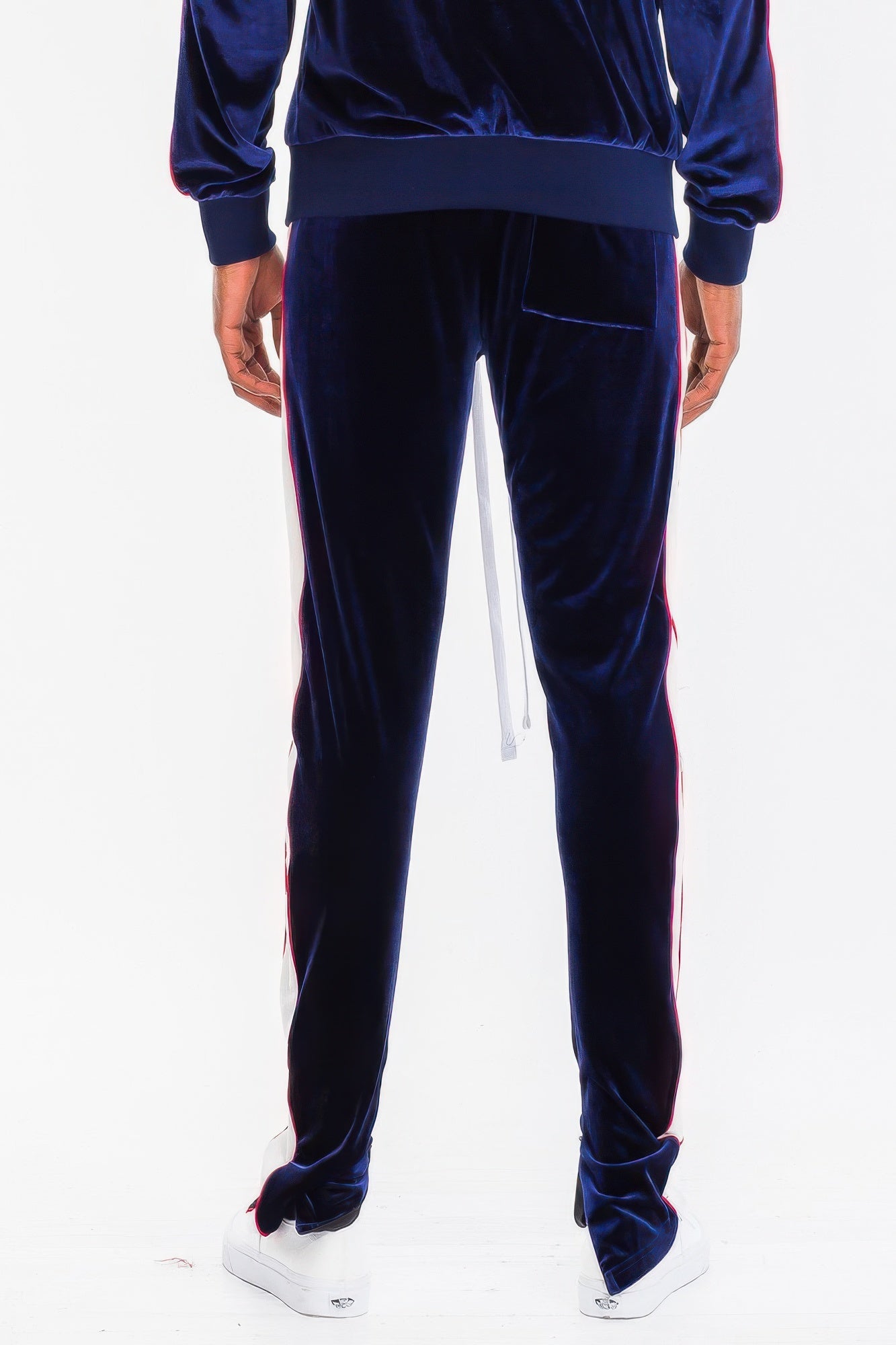 Mens Velour Track Jacket And Track Pant Set - ZumBuys