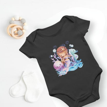 Mermagic Infant Fine Jersey Bodysuit - ZumBuys