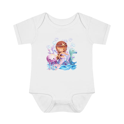 Mermagic Infant Fine Jersey Bodysuit - ZumBuys