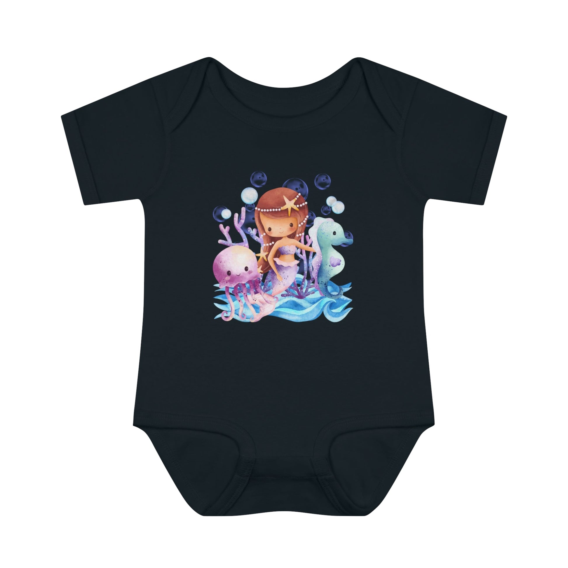 Mermagic Infant Fine Jersey Bodysuit - ZumBuys