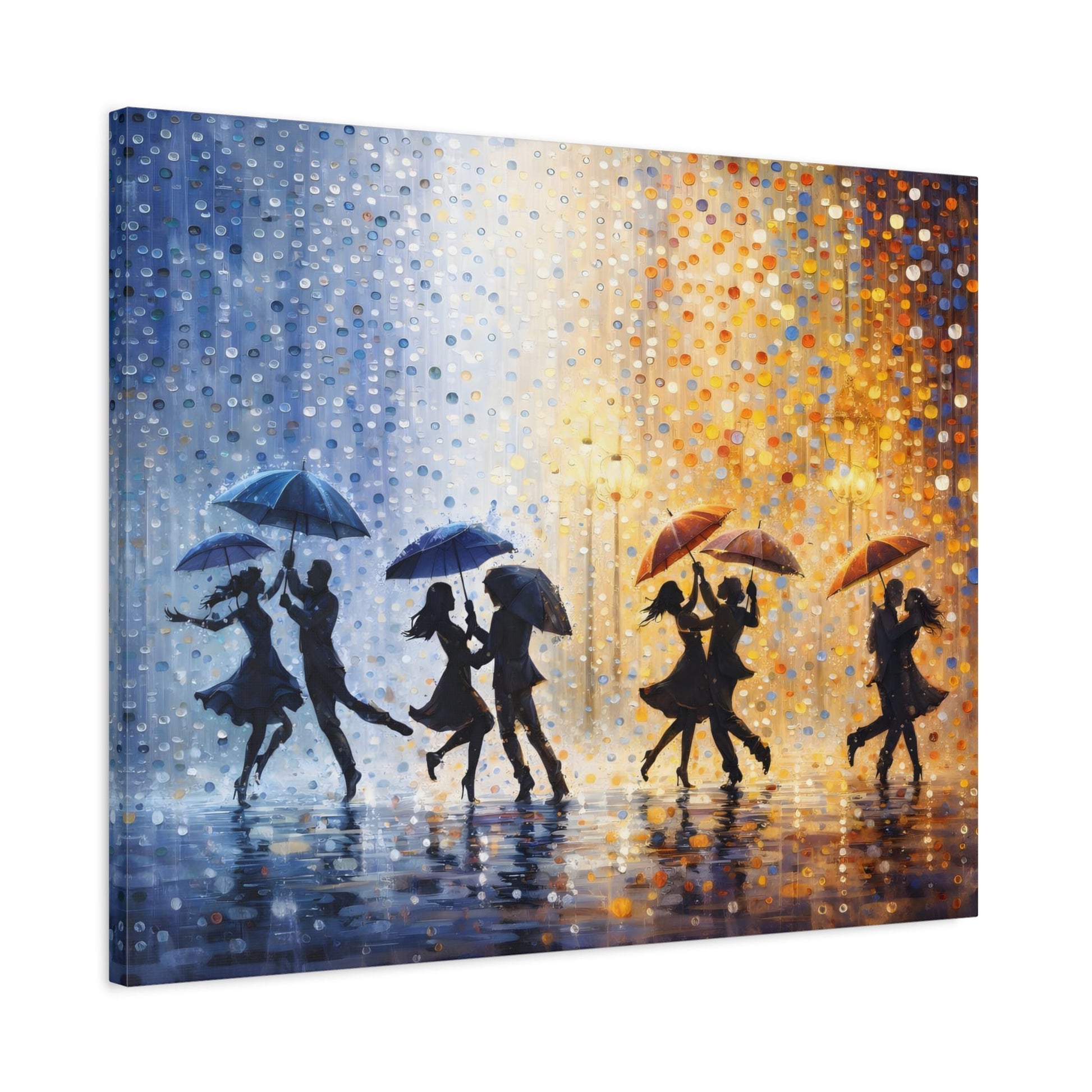 Midnight Rain Waltz Matte Canvas, Stretched, 1.25" - ZumBuys