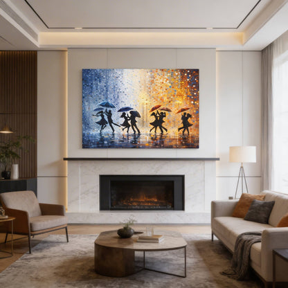 Midnight Rain Waltz Matte Canvas, Stretched, 1.25" - ZumBuys