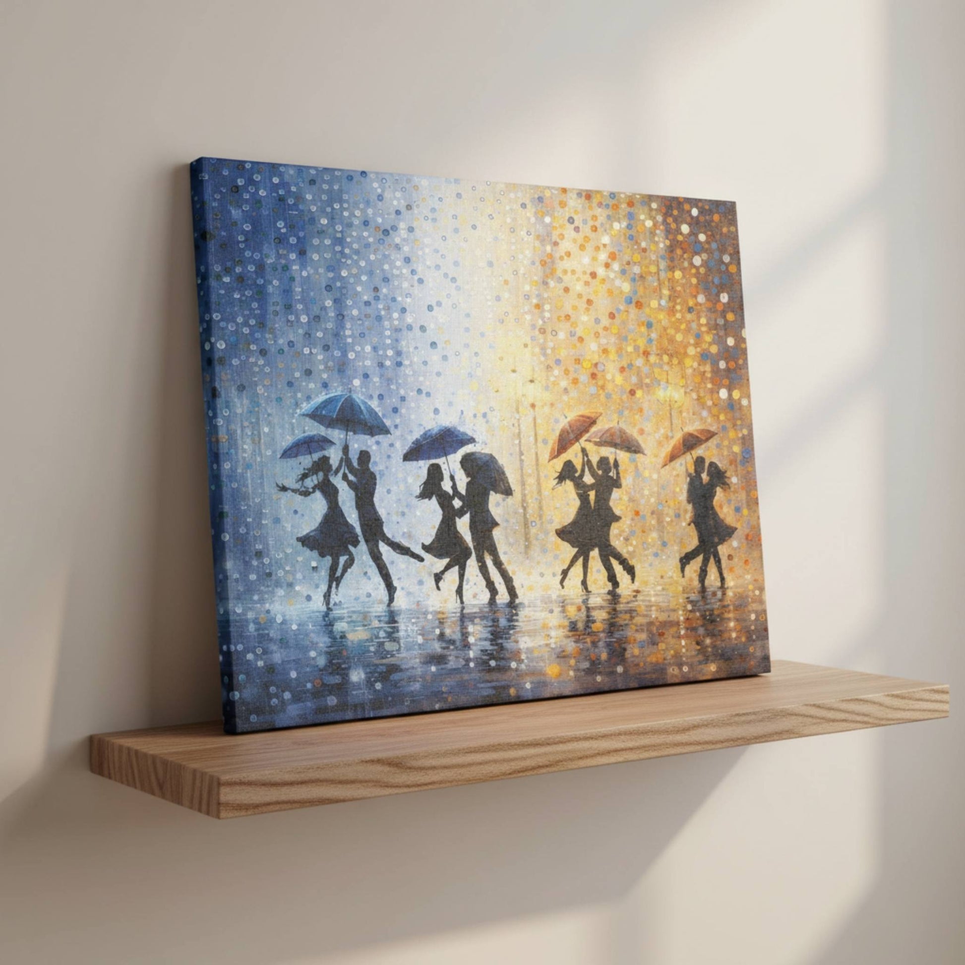 Midnight Rain Waltz Matte Canvas, Stretched, 1.25" - ZumBuys