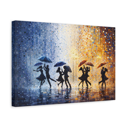 Midnight Rain Waltz Matte Canvas, Stretched, 1.25" - ZumBuys