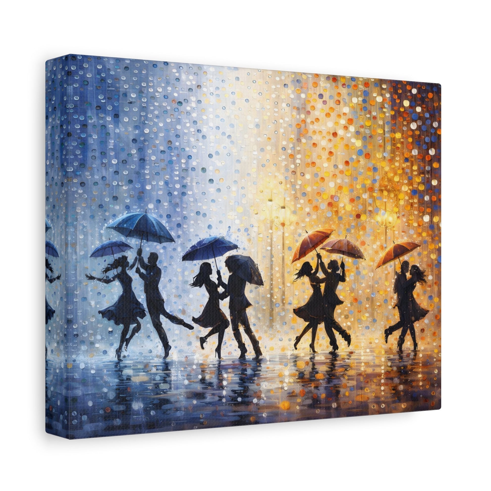 Midnight Rain Waltz Matte Canvas, Stretched, 1.25" - ZumBuys