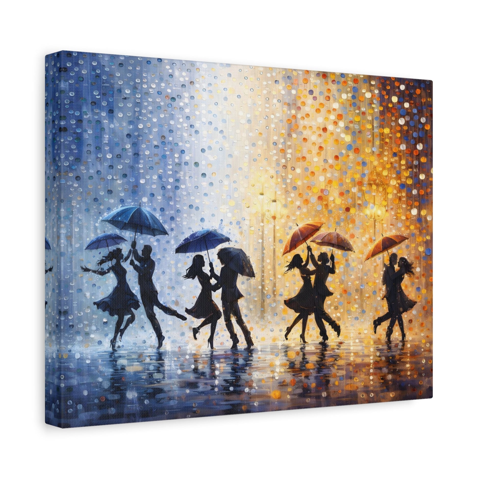 Midnight Rain Waltz Matte Canvas, Stretched, 1.25" - ZumBuys