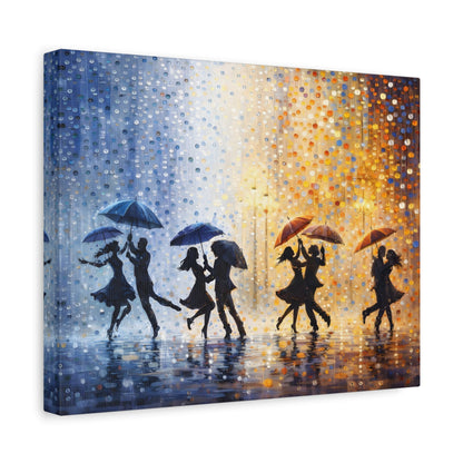 Midnight Rain Waltz Matte Canvas, Stretched, 1.25" - ZumBuys