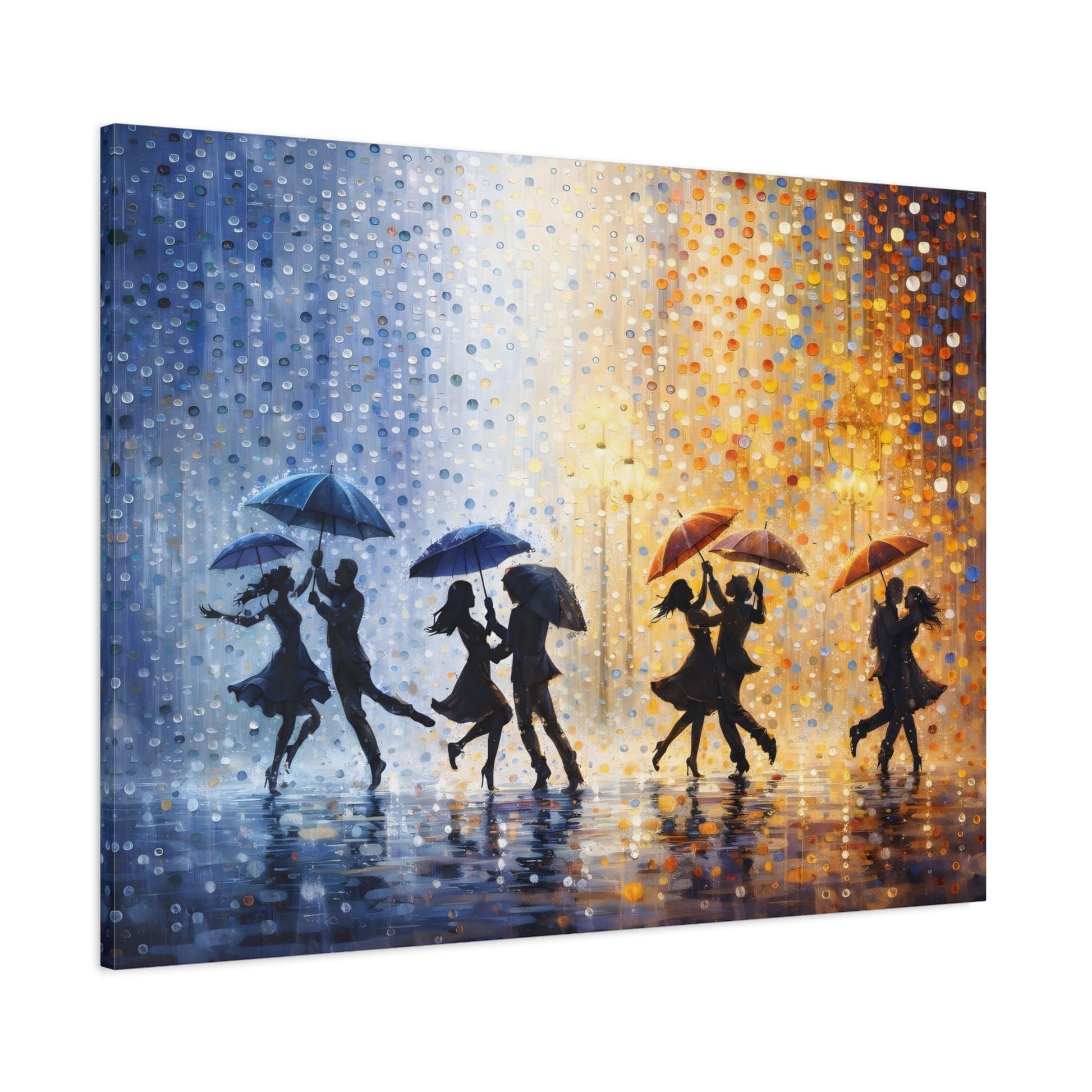 Midnight Rain Waltz Matte Canvas, Stretched, 1.25" - ZumBuys