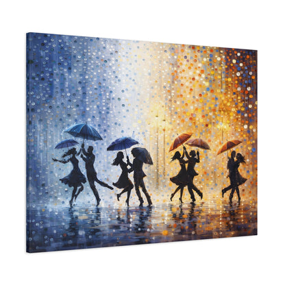 Midnight Rain Waltz Matte Canvas, Stretched, 1.25" - ZumBuys