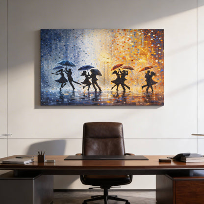 Midnight Rain Waltz Matte Canvas, Stretched, 1.25" - ZumBuys