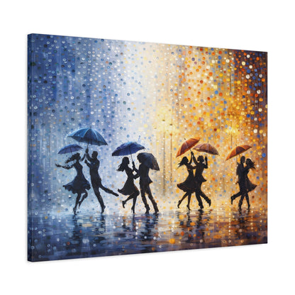 Midnight Rain Waltz Matte Canvas, Stretched, 1.25" - ZumBuys