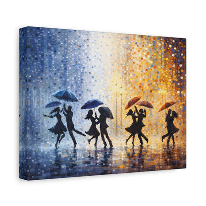 Midnight Rain Waltz Matte Canvas, Stretched, 1.25" - ZumBuys