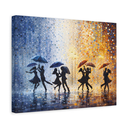 Midnight Rain Waltz Matte Canvas, Stretched, 1.25" - ZumBuys