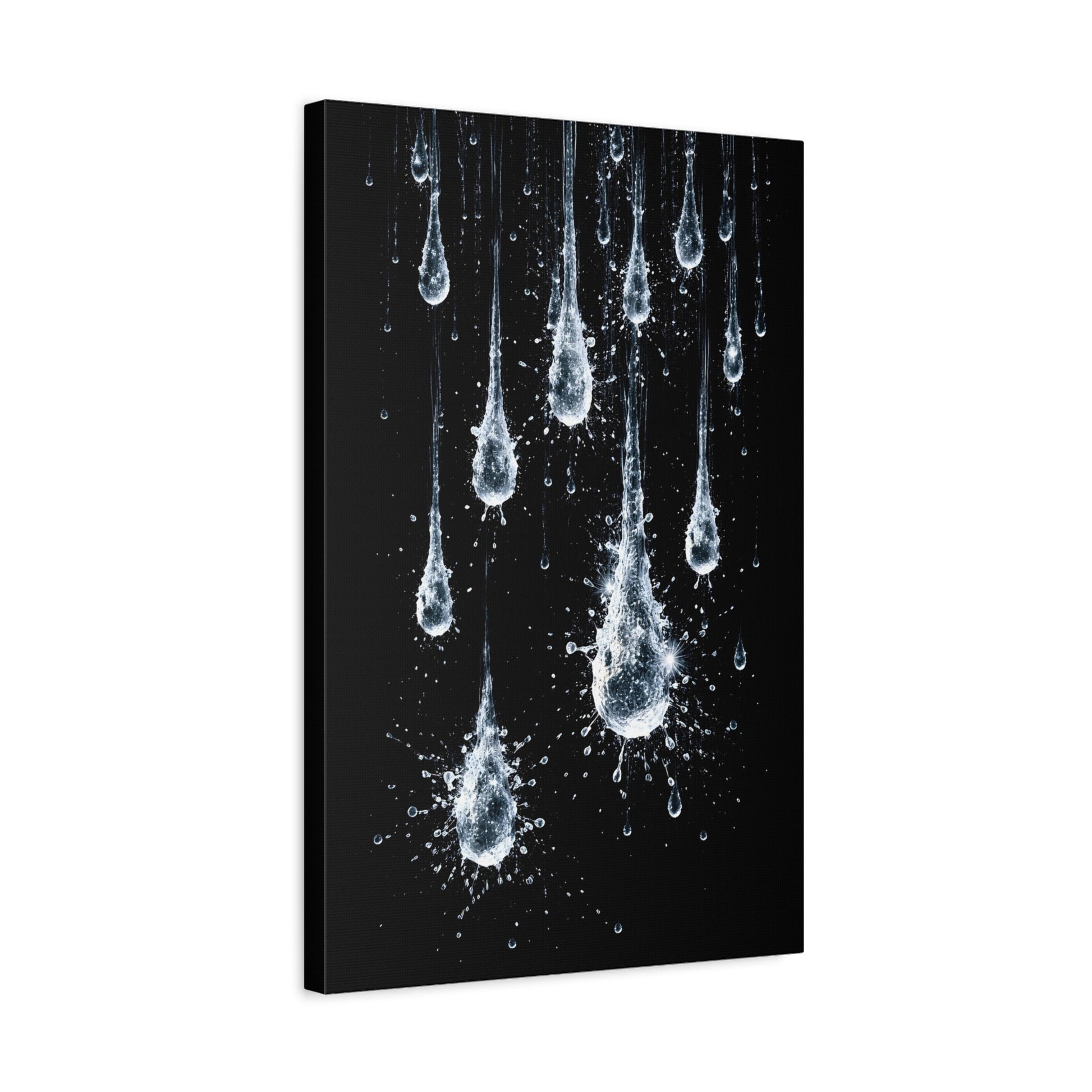 Midnight Silverfalls Matte Canvas, Stretched, 1.25" - ZumBuys