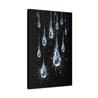 Midnight Silverfalls Matte Canvas, Stretched, 1.25" - ZumBuys