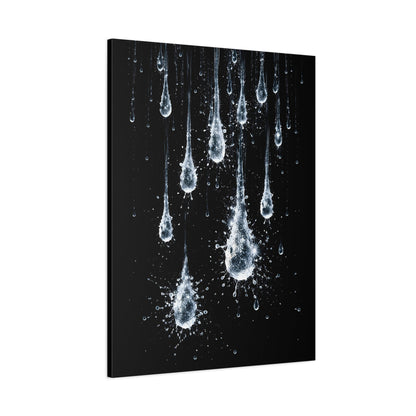 Midnight Silverfalls Matte Canvas, Stretched, 1.25" - ZumBuys