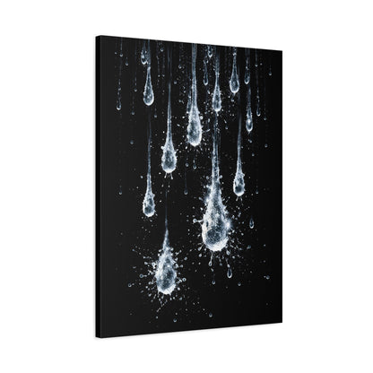 Midnight Silverfalls Matte Canvas, Stretched, 1.25" - ZumBuys