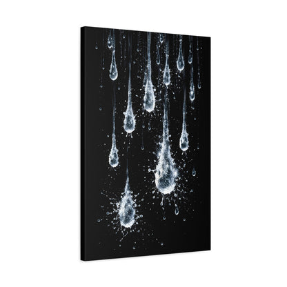 Midnight Silverfalls Matte Canvas, Stretched, 1.25" - ZumBuys