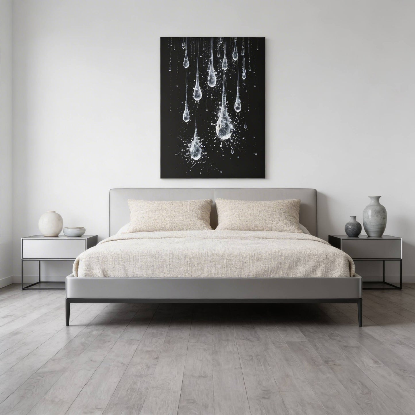 Midnight Silverfalls Matte Canvas, Stretched, 1.25" - ZumBuys