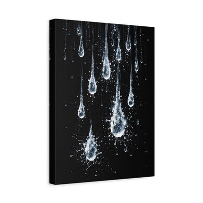 Midnight Silverfalls Matte Canvas, Stretched, 1.25" - ZumBuys