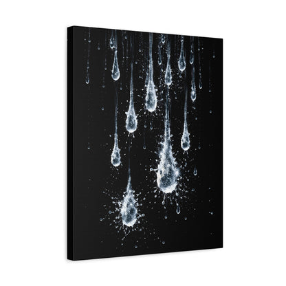 Midnight Silverfalls Matte Canvas, Stretched, 1.25" - ZumBuys