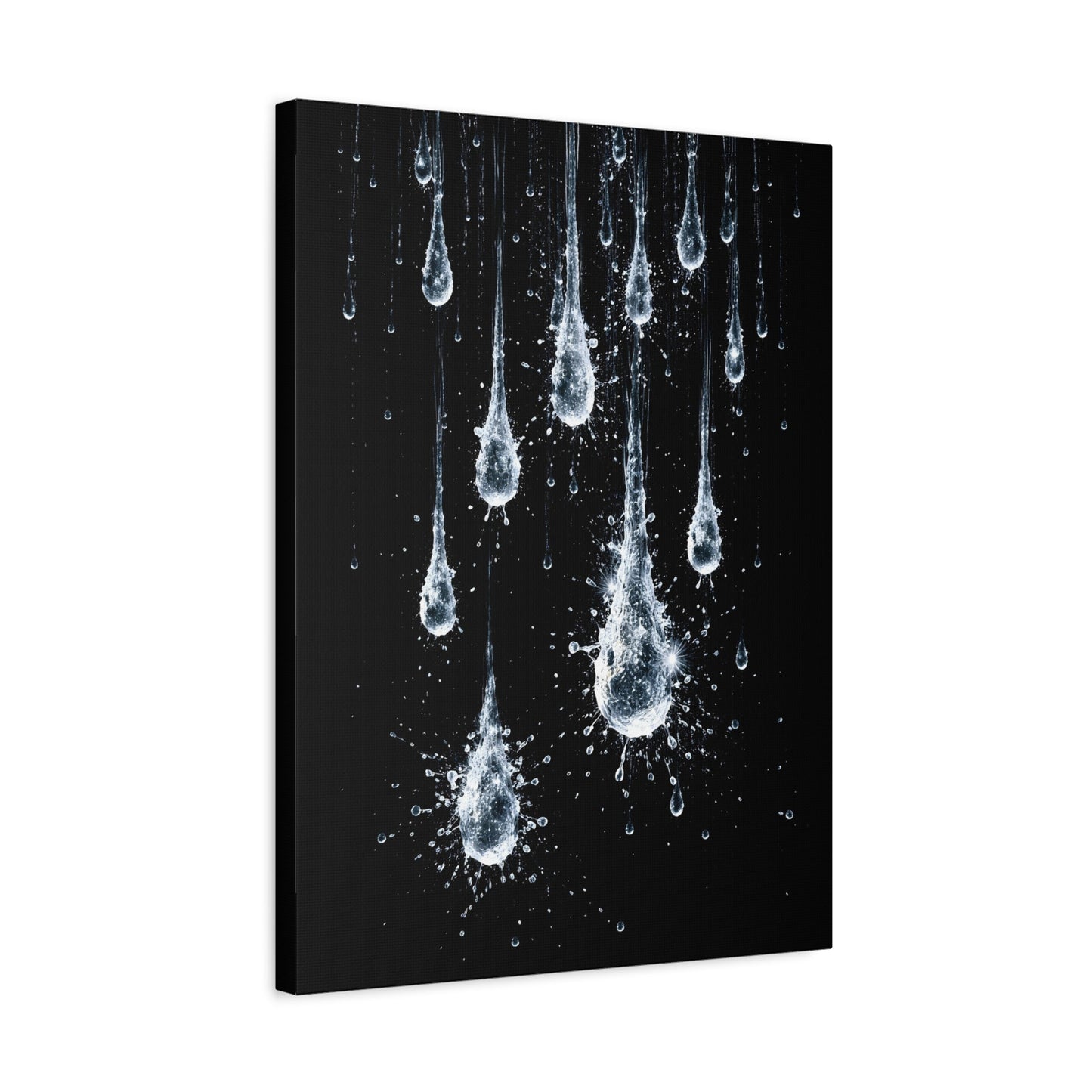 Midnight Silverfalls Matte Canvas, Stretched, 1.25" - ZumBuys