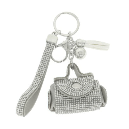 Mini Leather Purse Earbud Case Keychain - ZumBuys