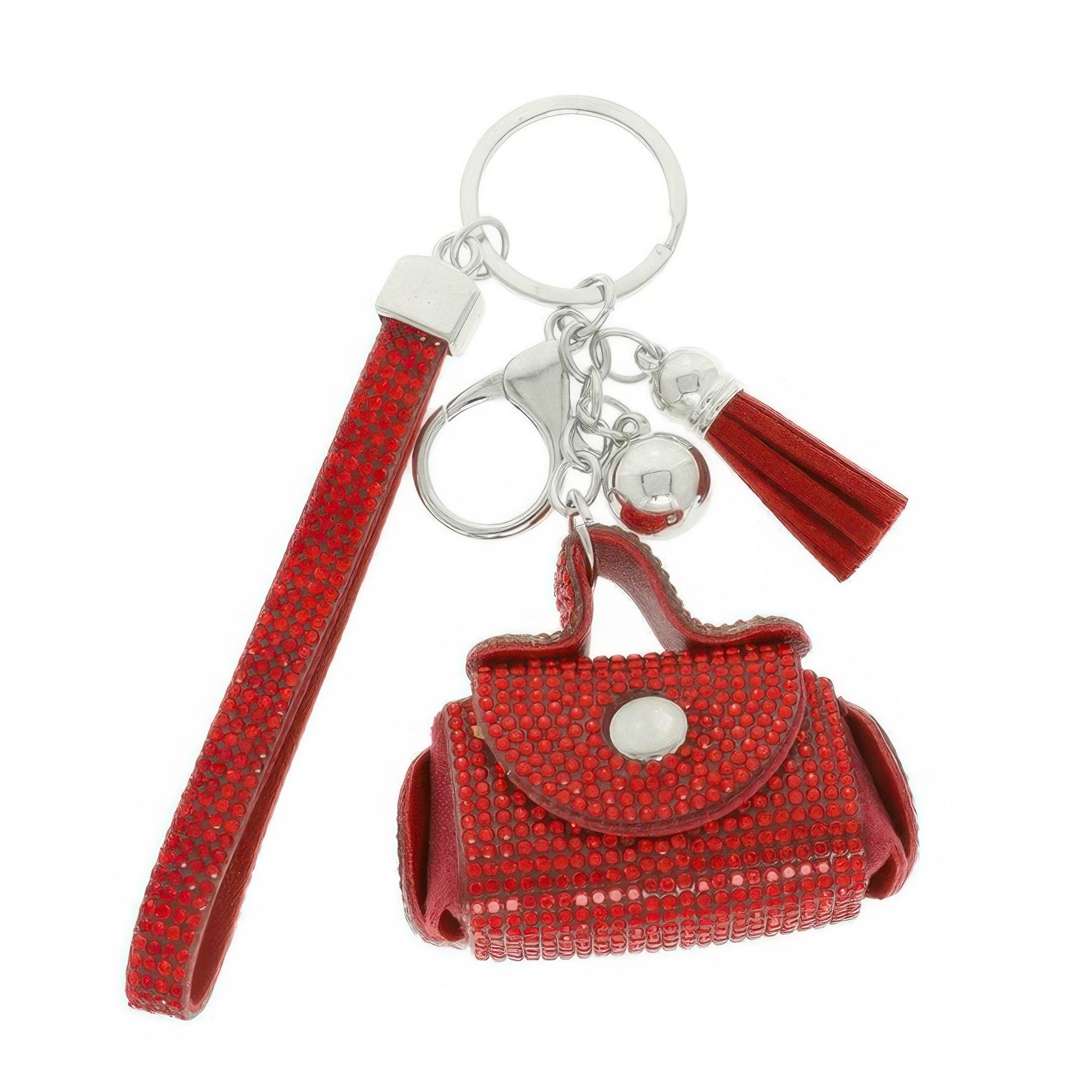 Mini Leather Purse Earbud Case Keychain - ZumBuys