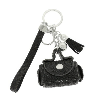 Mini Leather Purse Earbud Case Keychain - ZumBuys