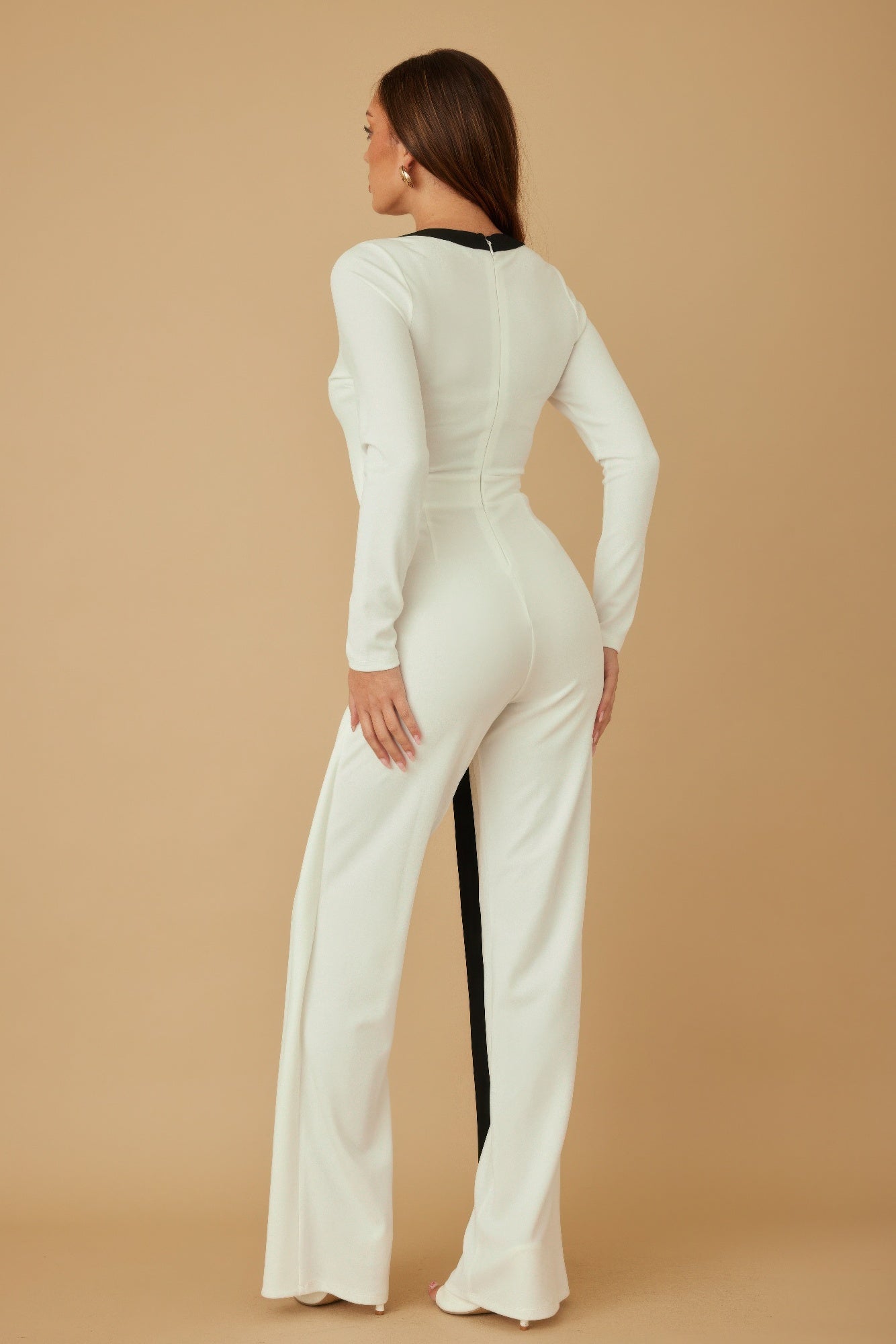 Mirror Stone Long Layer Jumpsuit - ZumBuys