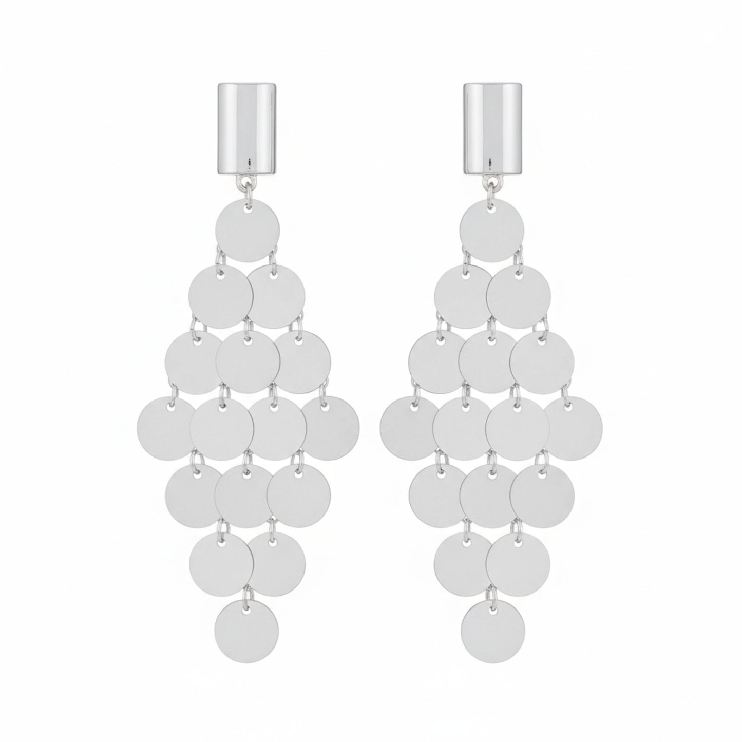 Modern Diamond Sequin Earrings - ZumBuys