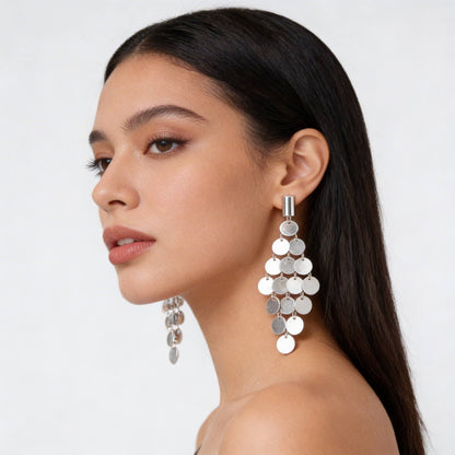 Modern Diamond Sequin Earrings - ZumBuys