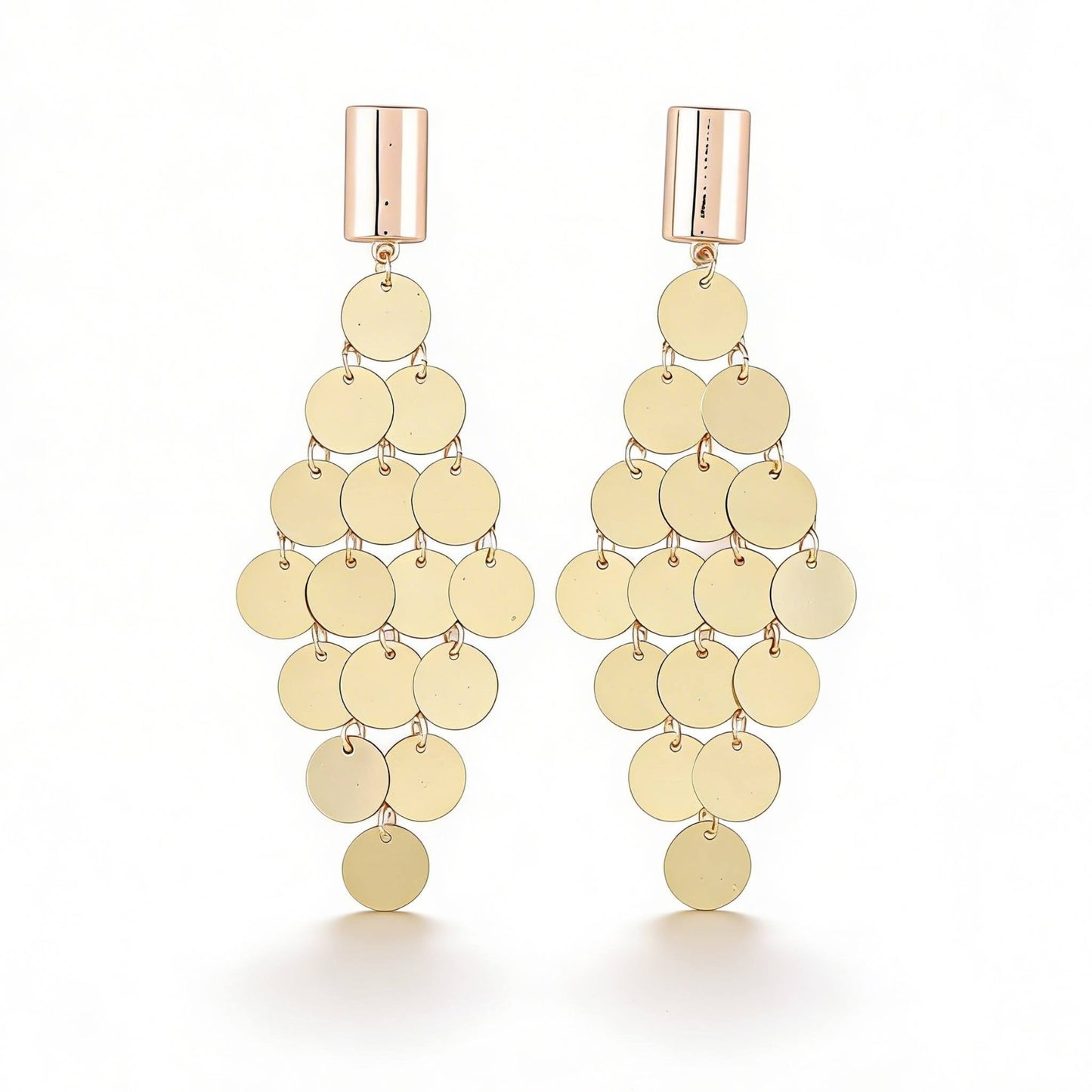 Modern Diamond Sequin Earrings - ZumBuys