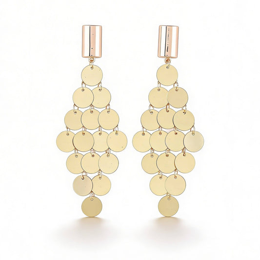 Modern Diamond Sequin Earrings - ZumBuys