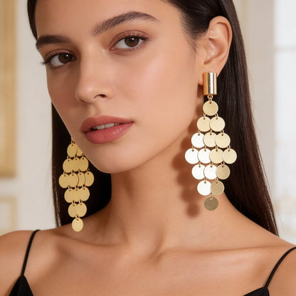 Modern Diamond Sequin Earrings - ZumBuys