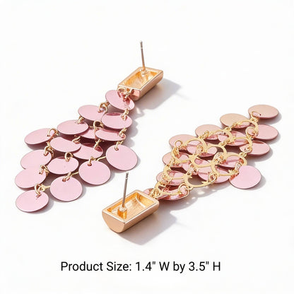 Modern Diamond Sequin Earrings - ZumBuys